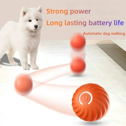 Smart Jumping Ball Pet Toy Auto-Moving Chew-Resistant with USB Charge for Dogs Cats Interactive Play