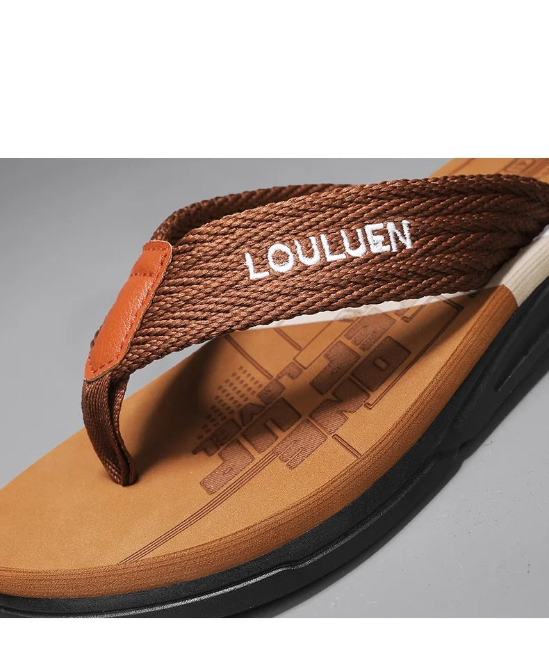 Flip-Flops Men's 2025 New Summer Non-Slip Flip-Flops for Outer Wear Beach Sandals