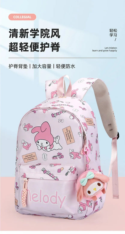 Fashion Student Backpack Cartoon Print Cute Large Capacity Backpack Fashion Student Backpack