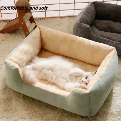 Cat bed house dog kennel rectangular pet sleeping mat pet supplies*kitten doghouse supplies accessories habitat basket house bed