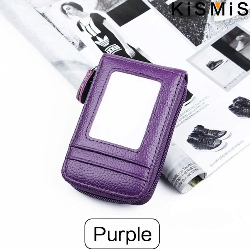 RFID Blocking Aluminum Card Case - Credit Card Protector, Business Card Holder, Metal ID Organizer Wallet, 6 Slots for Women,Men