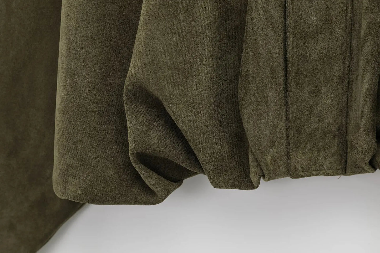 Oversize Bomber Jacket Spring Autumn 4 Color Thick Faux Suede Texture Long Sleeve Zipper Short Women Loose Coat Female Top Y2K