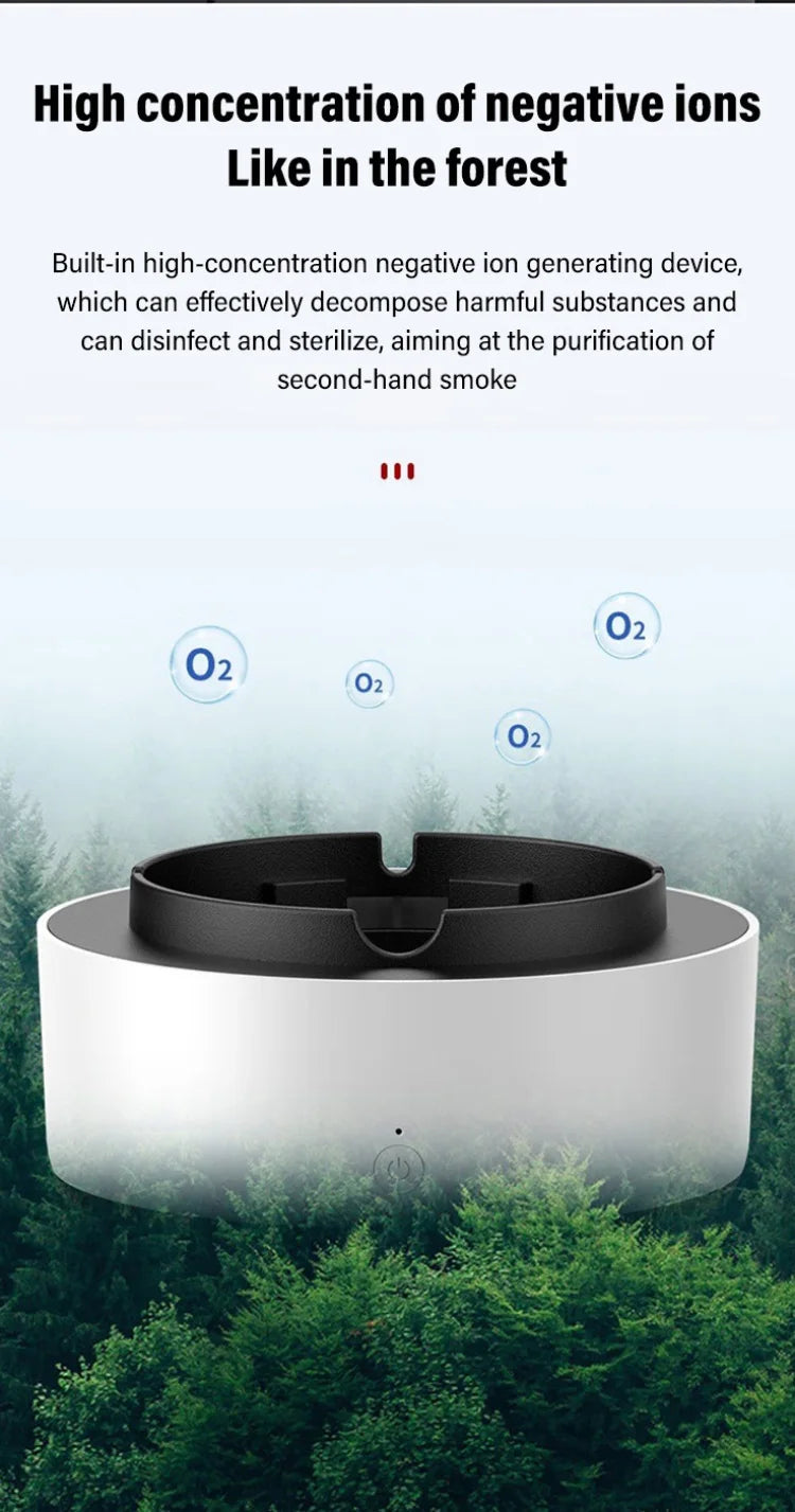 Smart Air Purifier for Living Room Home Remove Secondhand Smoke Odor