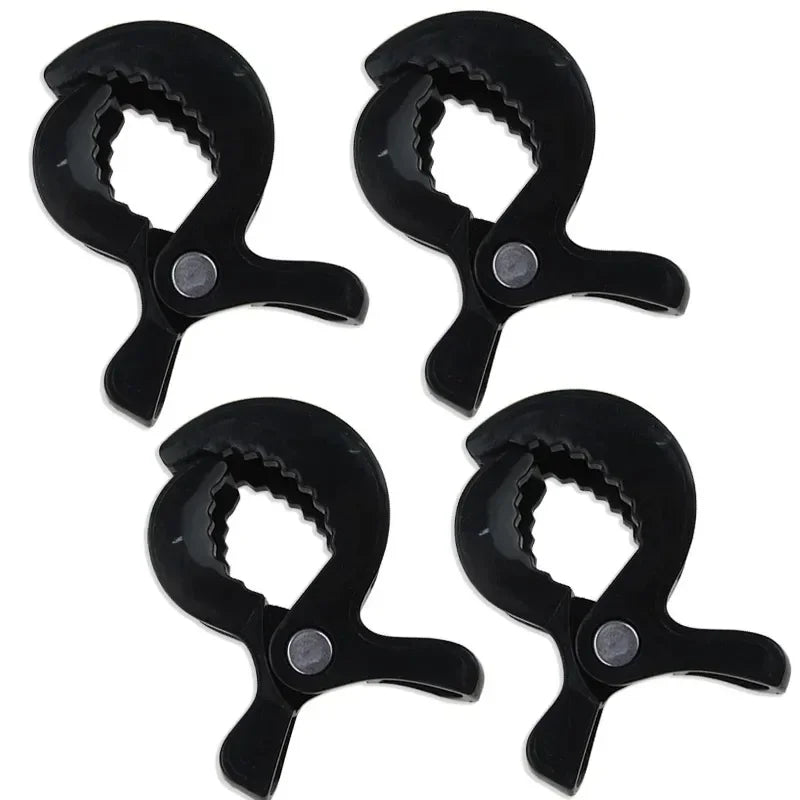 1-4Pcs Baby Stroller Clamp Alligator Clip Pram Peg Portable Stroller Hook Baby Car Seat Clips Toddler Baby Stroller Accessories
