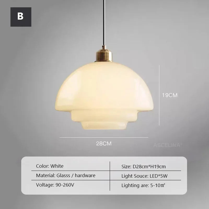 Nordic  Glass Pendant Lamp Art Decorative Dinning Room Lamp Kitchen Island Bedrrom Bedside LED E27 Modern Light Fixtures