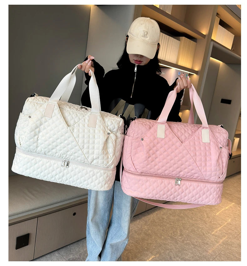 Large Capacity Travel Bags Luggage Organizer Bag Handbag Waterproof Portable Foldable Travel Clothes Storage Bag Shoulder Bags