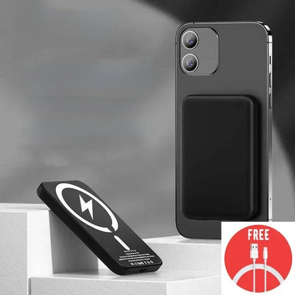 New 50000mAh Magnetic Wireless Power Bank for iPhone 12 13 14 15 Pro Max Portable Charger External Auxiliary Battery Pack