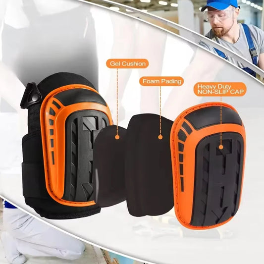 Adjustable knee pads. Professional knee joints feature high-strength EVA foam filler with a comfortable gel pad