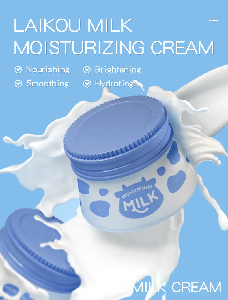 LAIKOU Milk Face Carem  Moisturizing Nourish Creams Beauty Aintenance Face Skin Care  Cosmetics ﻿55g