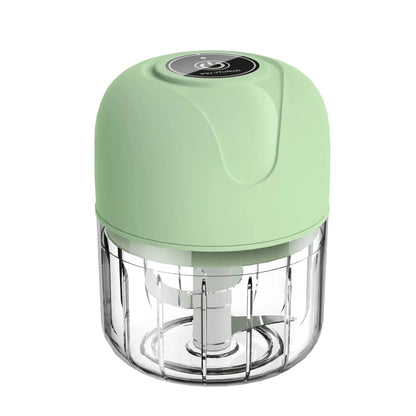 Electric Mini Garlic Chopper Portable USB Vegetable Chopper Onion Mincer Food Processor for Chili Fruit Meat Kitchen Supplies