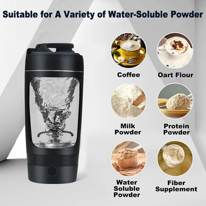 Portable Blender Bottles Electric Protein Powder Shaker Bottle Automatic Mixing Cup Electric Shaker Bottle Powdered Milk Shaker