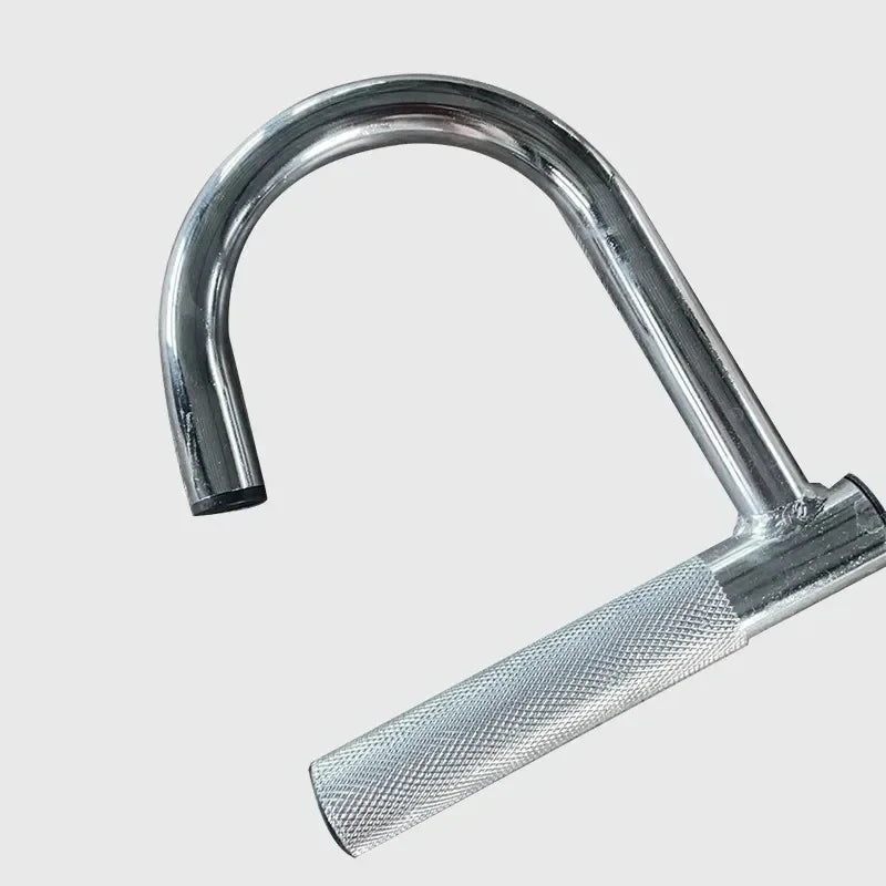 Metal Resistance Bands Handles Knurled Surface Chin Up Handle Professional Workout Band Grips Gym Handle for Pull Up Heavy Duty