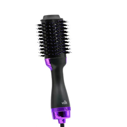 Multi in one electroplating hair dryer brush and fuller, one-step hair dryer suitable for straight and curly hair