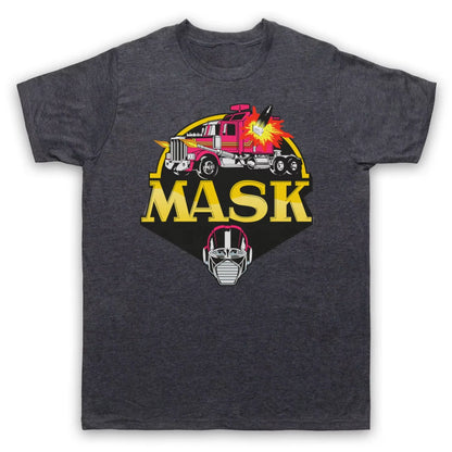 2025 T-shirts Are Selling Well in Summer M.A.S.K. MASK 80'S CARTOON LOGO ANIMATION Animated Peripheral T-shirt Women Men Fashion