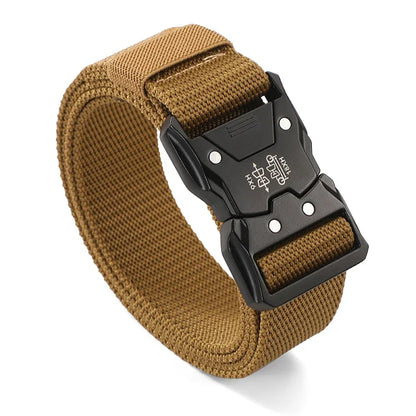 New Tactical Belt Outdoor Work  Training Belt Woven Belt Canvs Tactical Military Multi Function Combat Belt Denim Belt