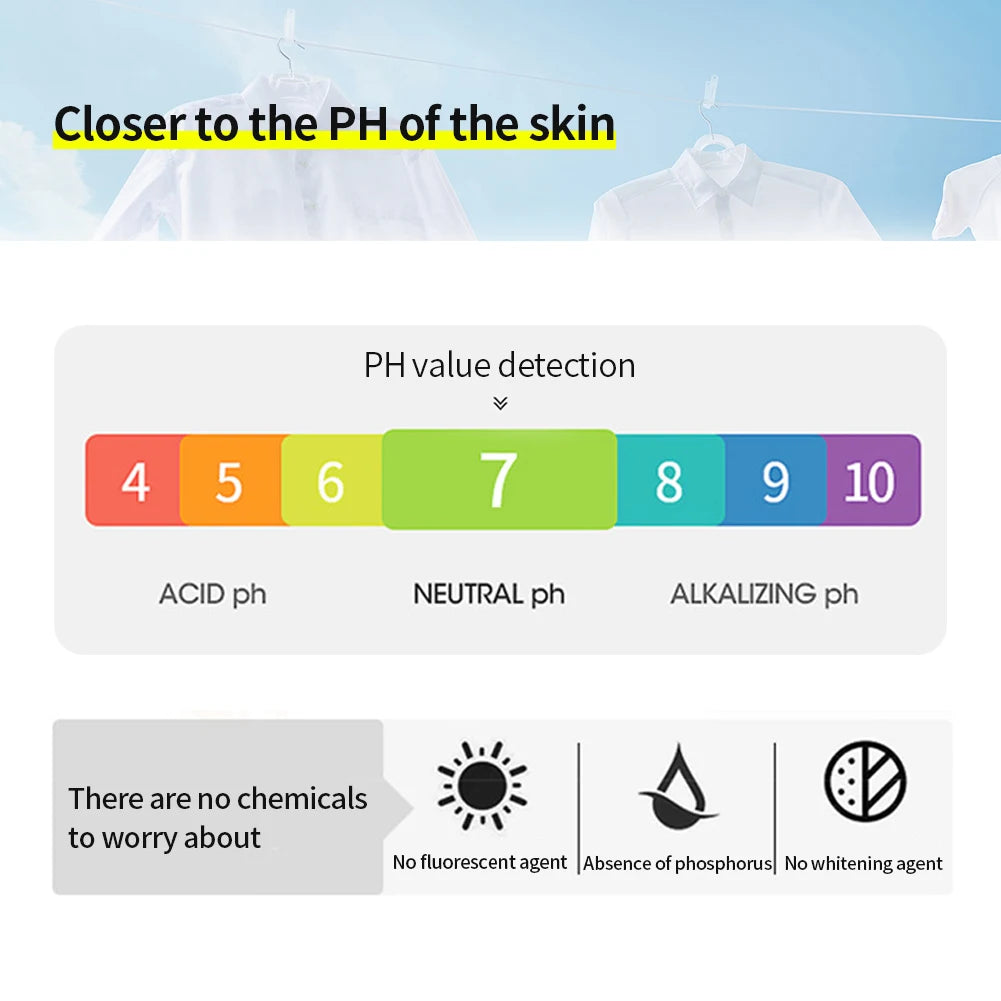 30PCS Laundry Detergent Sheets Easy Dissolve Laundry Tablets Strong Deep Cleaning Detergent Laundry Soap for Washing Machine