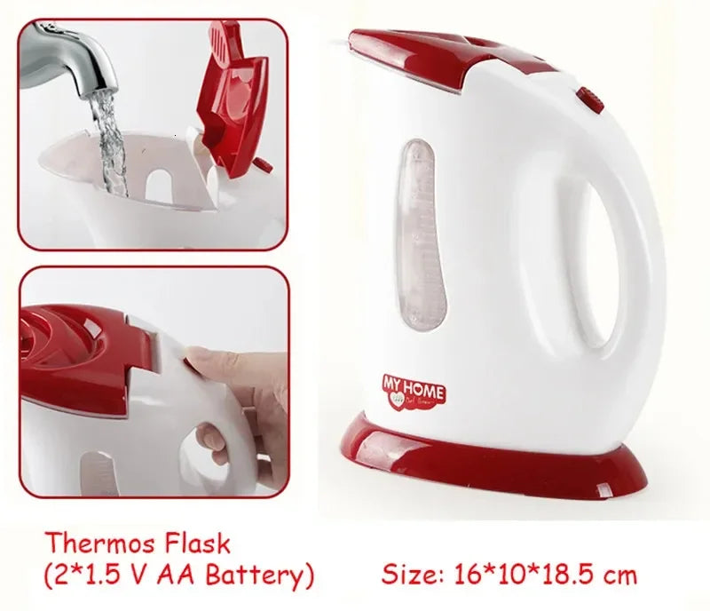 Kitchen Appliances Toys Toy Kitchen Set for Kids Play Kitchen Doll House Accessories Blender Coffee Maker Machine Mixer Toaster