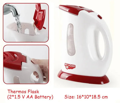 Kitchen Appliances Toys Toy Kitchen Set for Kids Play Kitchen Doll House Accessories Blender Coffee Maker Machine Mixer Toaster