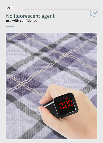 80x120cm 4 Layer Cartoon Dino Heart Diapering Mat Waterproof Washable Changing Pads for Night and Menstrual Protection Baby Care