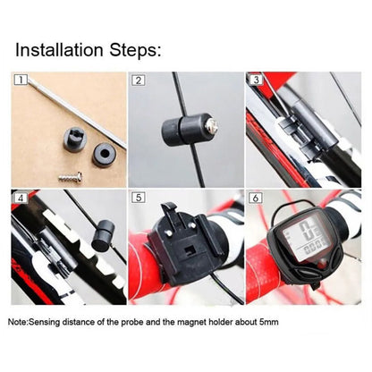 Waterproof Bicycle Bike Cycle Lcd Display Digital Computer Speedometer cycling computer