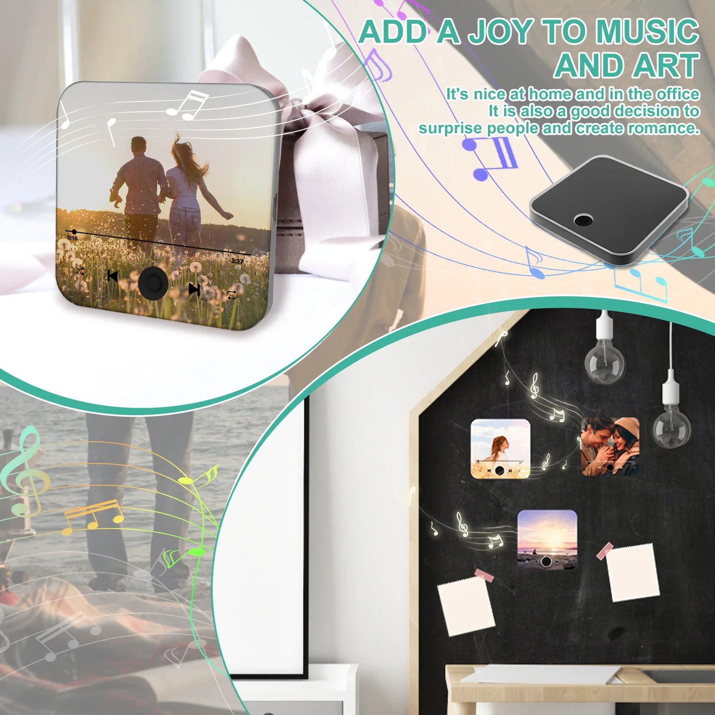 Fridge Magnet Album Personalized Fridge Magnet Decorative Music Fridge Magnets Refrigerator Best Gift Girl Friend Wife Home Deco