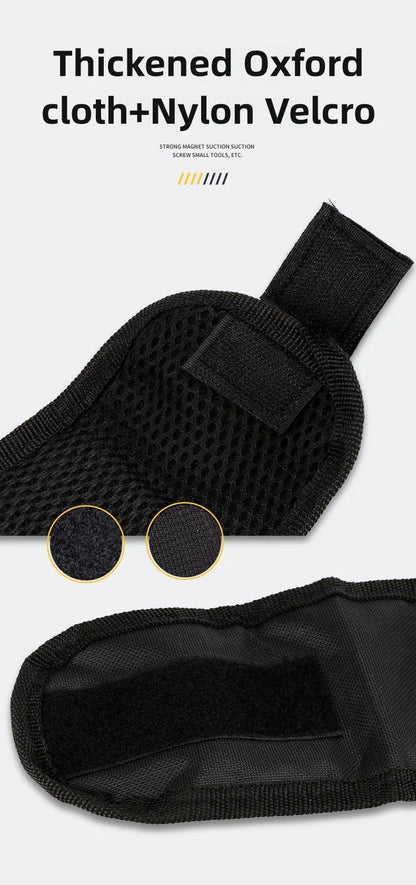 Magnetic Wristband with Super Strong Magnets Holds Screws, Nails, Drill Bit. Unique Wrist Support Design Cool Handy Gadget Gifts