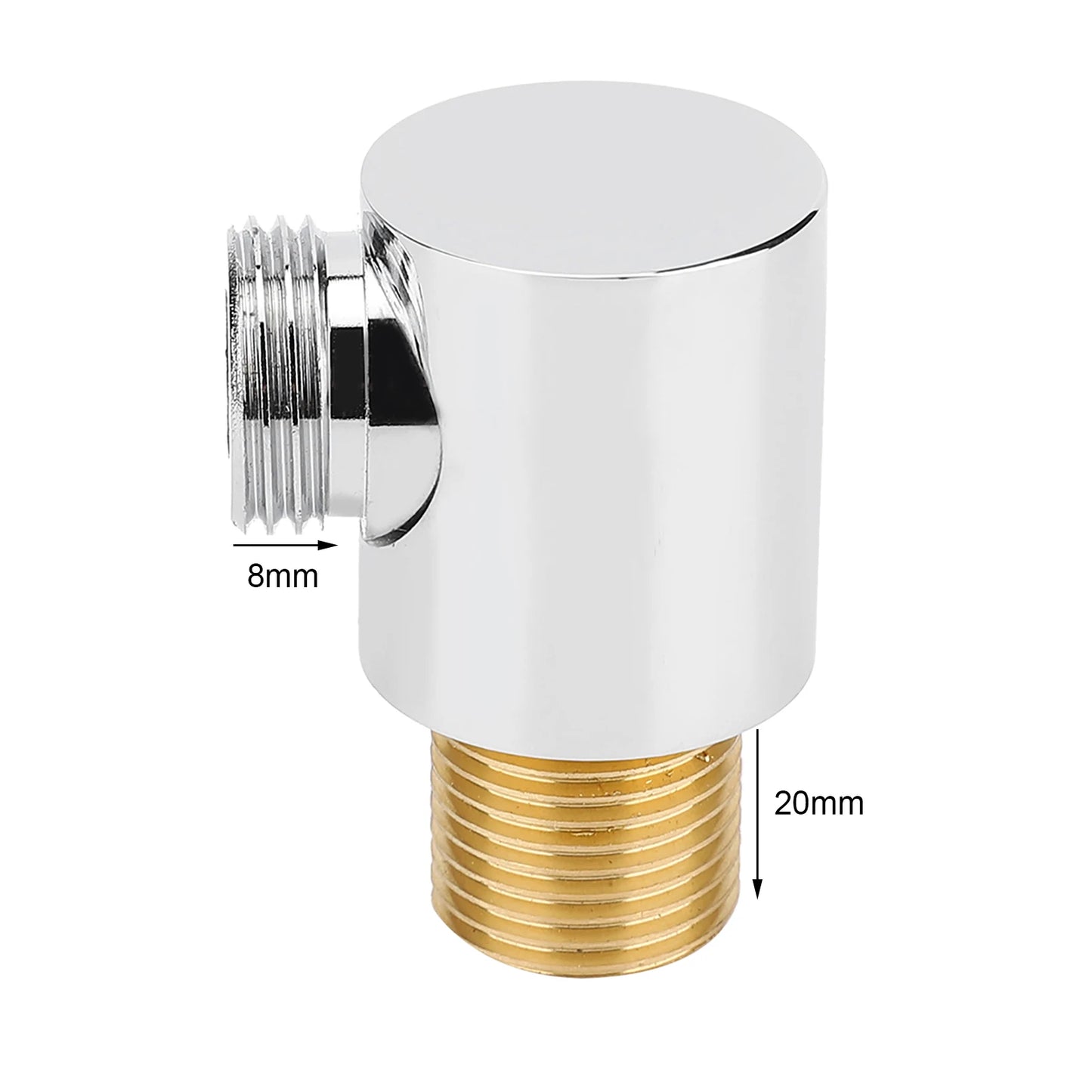 Bathroom Accessories Household Copper Wall Mounted Shower Hose Connector Wall Elbow Bathroom Accessories G1/2in Shower Connector