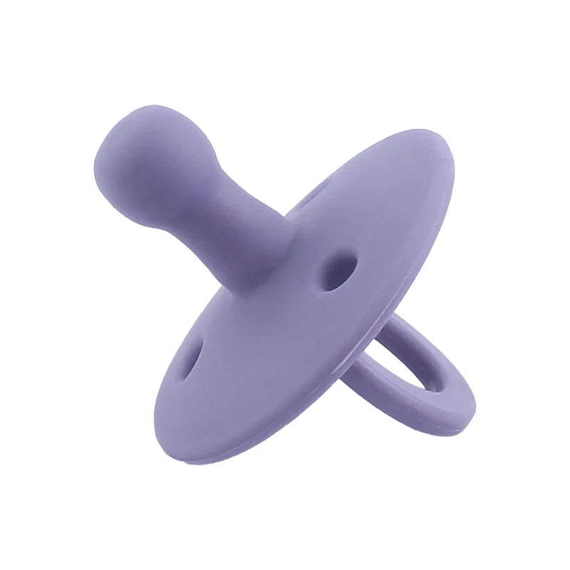 Baby Silicone Pacifier Newborn Infant Chewing Supplies Nipple Dummy Soft Teether Toy Food Grade Silicone Nursing Accessories