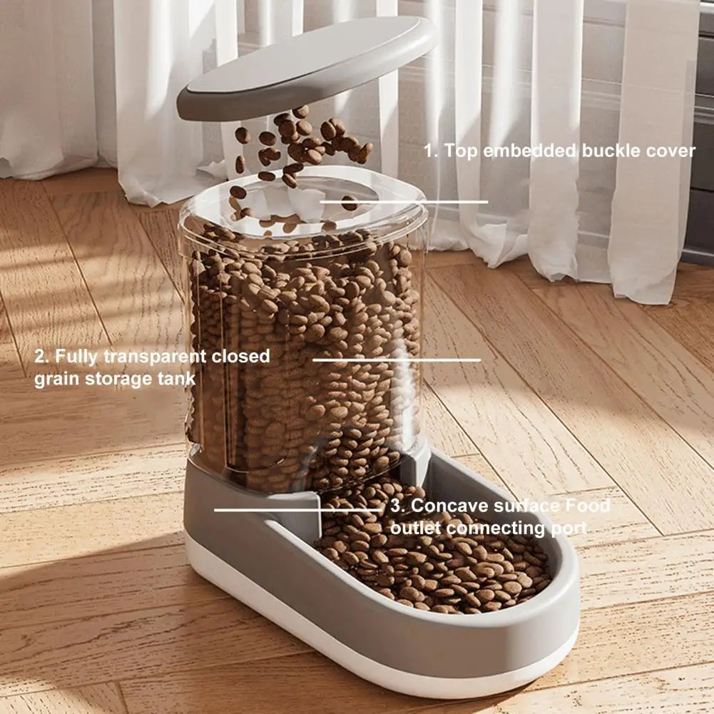 3 8L Pet Water Dispenser Pet Feeder Automatic Refill Food Bowl for Small Medium Pets Cats Dogs Pet Hydration Station