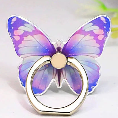 Luxury Universal Beautiful Butterfly Mobile Phone Handle Holder Suitable Mobile Phone Ring Holder Mobile Phone Holder Socket