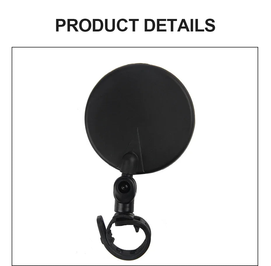 Motorcycles Rearview Mirror Side Mirror For Safety View Turning Left Right Mirror Adjustable Mini Autocycle Rear View