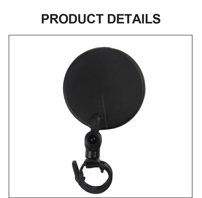 Motorcycles Rearview Mirror Side Mirror For Safety View Turning Left Right Mirror Adjustable Mini Autocycle Rear View
