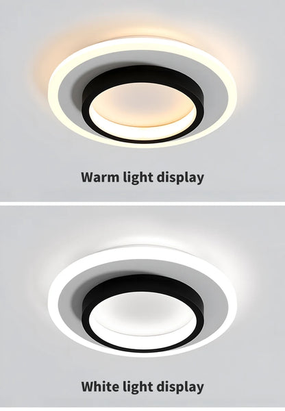 Modern Minimalist Decorative Ceiling Ceiling Lamp Bedroom Living Room Kitchen Aisle Interior Creative LED Round Lighting Lamps