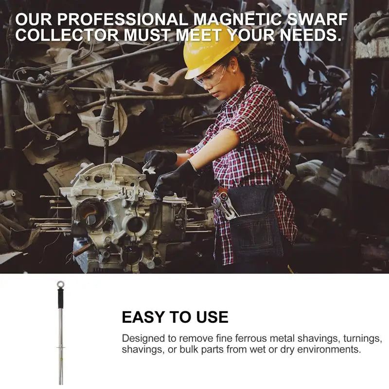 Strong Magnetic Iron Absorber Iron Removal Magnetic Rod Strong Magnetic Iron Absorber Practical Magnetic Iron Swarf Collector