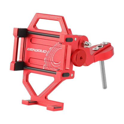 Bicycle Phone Holder Upright Aluminum Alloy Phone Holder Mountain Bike Phone Navigation Holder Phone Holder