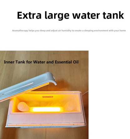 Bluetooth White Noise Machine with Aroma Diffuser,Humidifier & Night Light |8 Natural Sounds,3-Level Dimming for Sleep Therapy