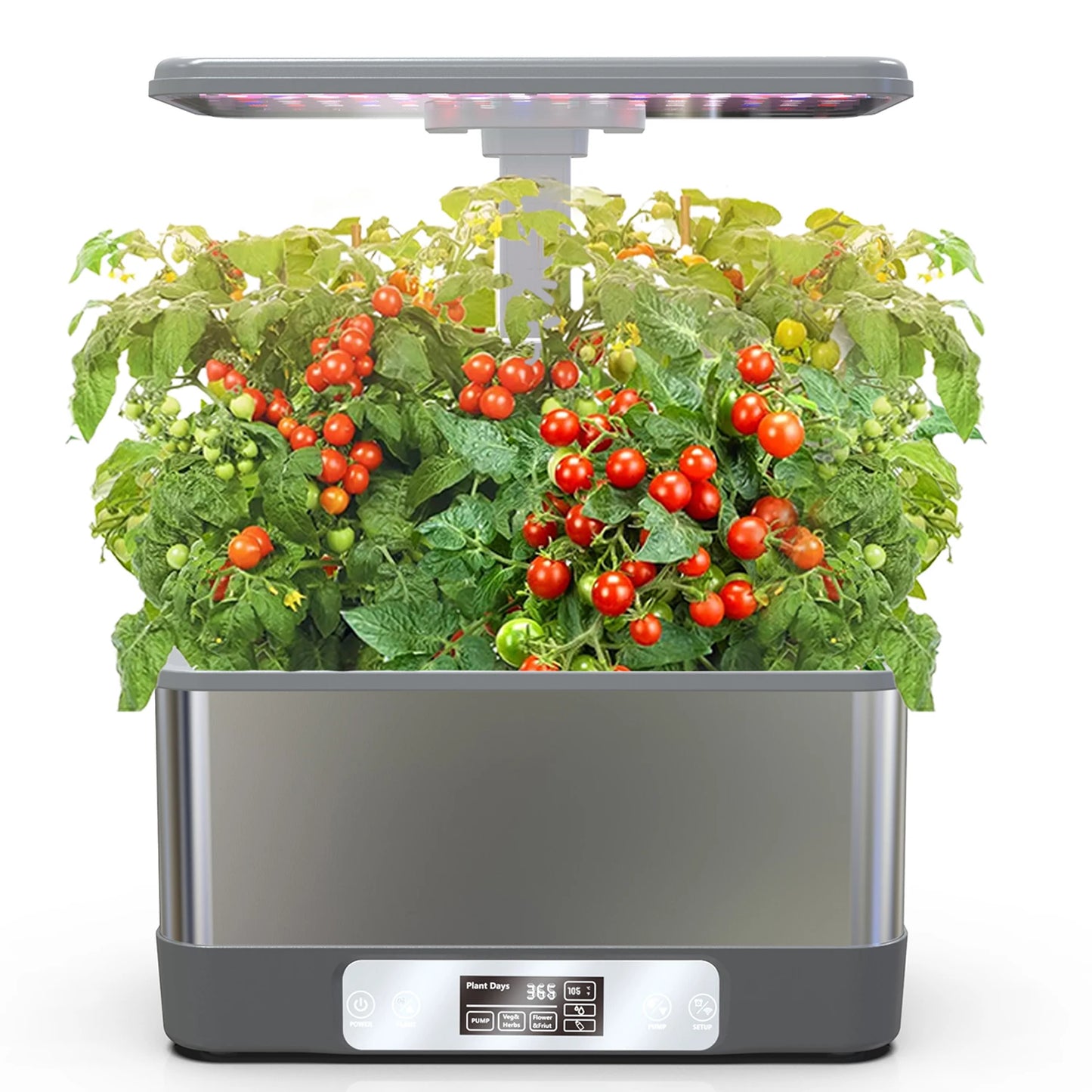 Smart Hydroponic System with LED Light 8 Holes Hydroponics Growing Kit APP Control Timer Indoor Garden for Vegetables and Herbs