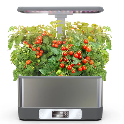 Smart Hydroponic System with LED Light 8 Holes Hydroponics Growing Kit APP Control Timer Indoor Garden for Vegetables and Herbs