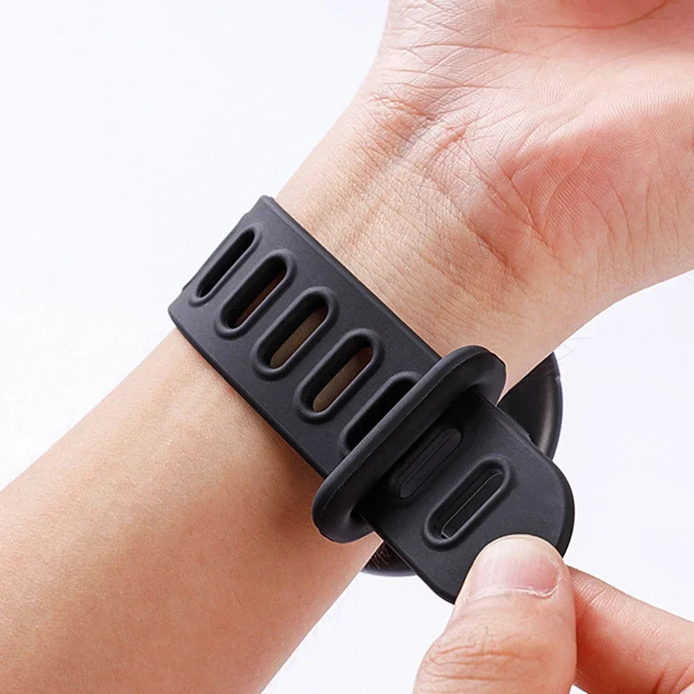 Double Sided Magnetic Phone Mount for Wrist Secure Hands Free Bracket Running Jogging Gym Fitness Driving Car Live Video Vlog