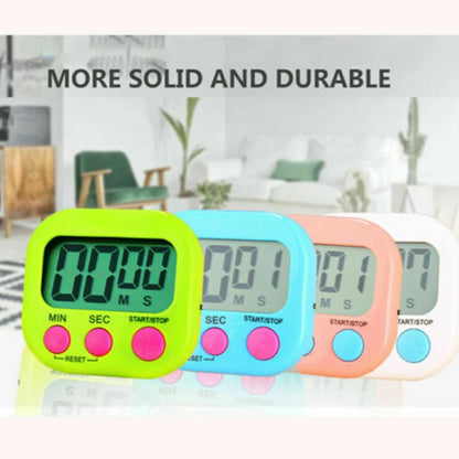 Kitchen Magnetic Digital Timer Egg  Clock Stopwatch Large LCD Digital Loud Alarm Count-Down Up Clock Practical Cooking Gadget
