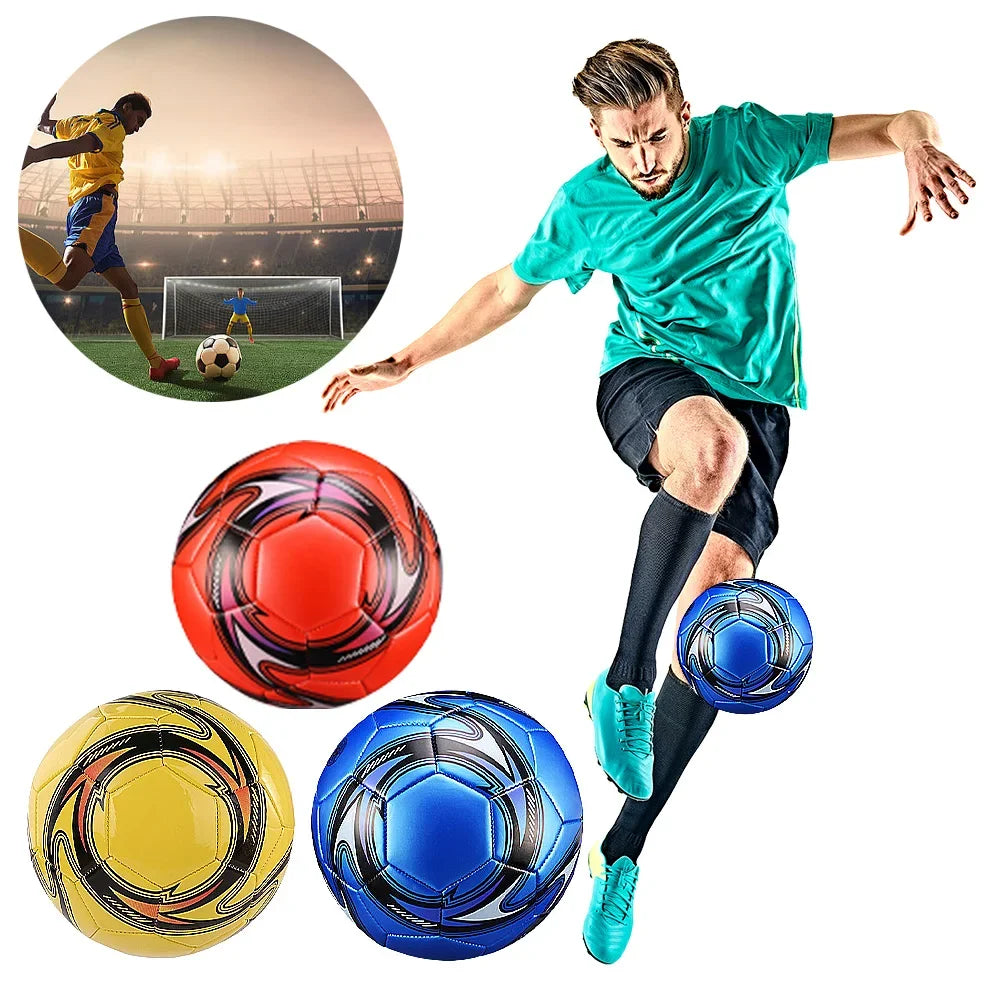 Size 5 Machine Stitched Football Waterproof Inflatable Sports Ball Professional Soccer Ball Outdoor Practicing Sports Supplies