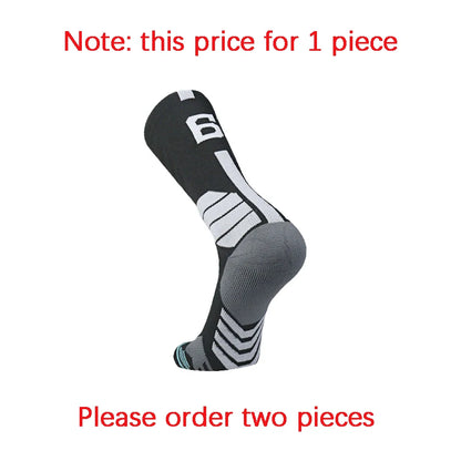 Sports Basketball Socks Professional 1pc Football Sock Men's Cycling Soccer Socks Running Sock Calcetines Customized Number 0-9
