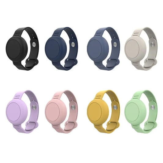 New Waterproof For Apple Airtag Holder Wristband Kids Silicone Case Bracelet Children For AirTags Case Watch Band