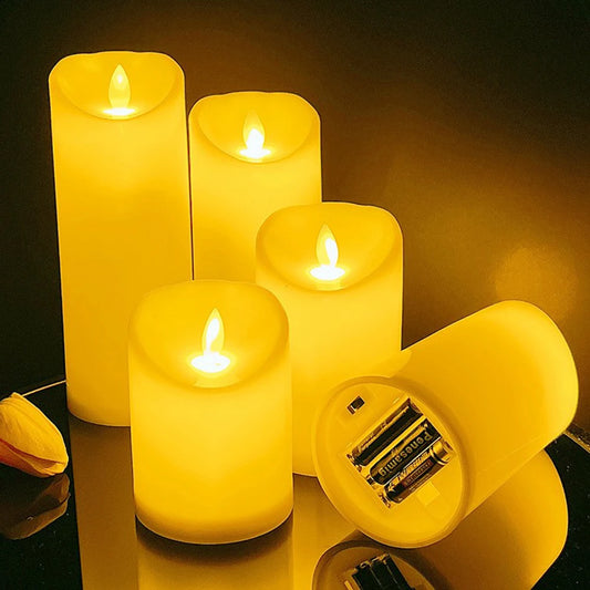 LED Electronic Candles AAA Battery Models Suitable For Couples Candlelight Dinner Romantic Lighting Decorative Lamp