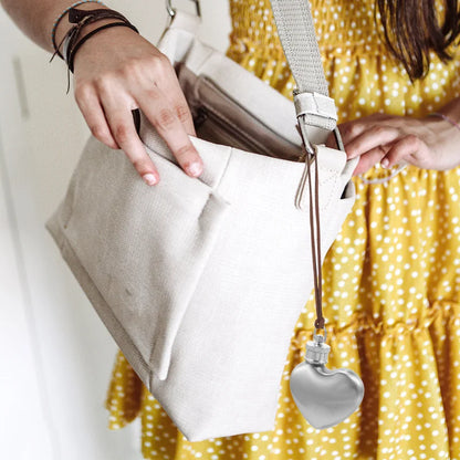 Outdoor Portable Wine Pot Small Hip Flask Heart Shaped Flask Stainless Steel Wine Flask Water Bottle