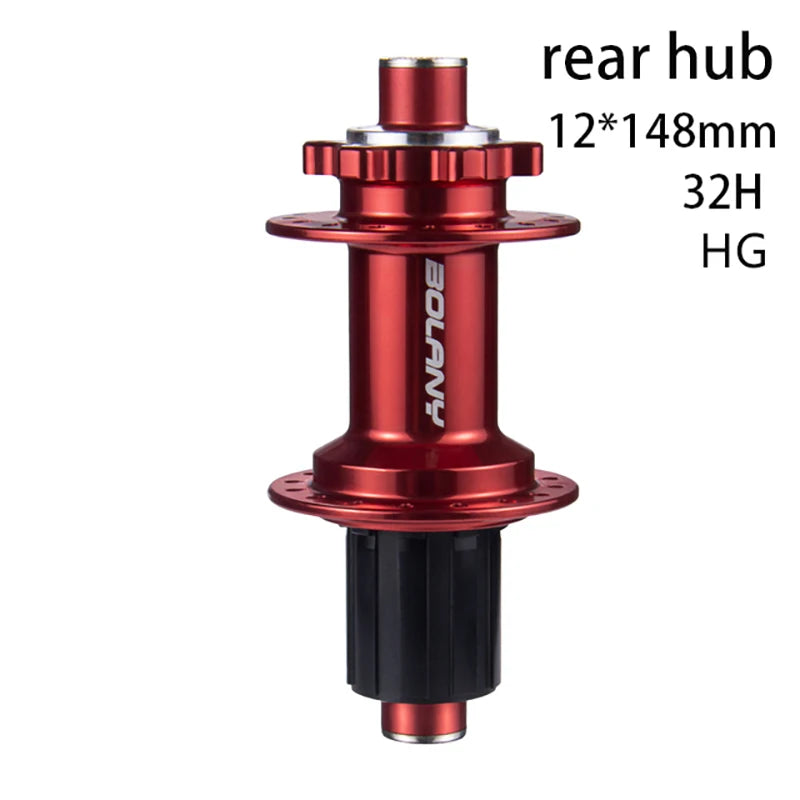 BOLANY Boost Cube Hubs 110x15 148x12 Mountain Bike Hub XD/HG/MS 32 Hole Thru Bicycle Bearing Hubs Bicycle Accessories