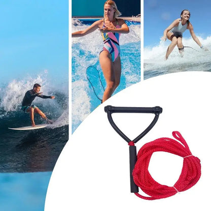 Wake Surf Rope Ski Ropes For Water Skiing High-Strength Accessories 24ft For Wakeboard Boat Towing Beginner Skiers