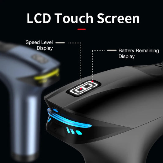 Portable Massage Gun Percussion Pistol Massager Professional Deep Muscle Massager For Body Neck Back Relaxation Fitness Slimming