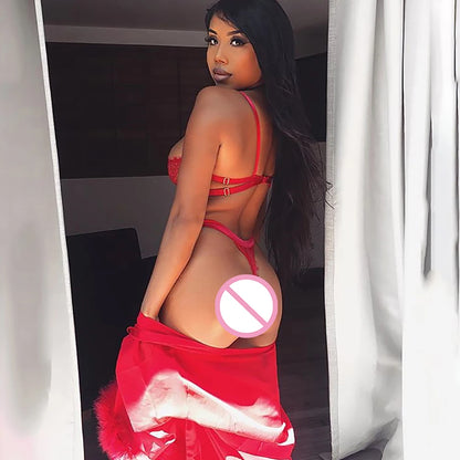 Ladies Sexy Lingerie Set Erotic Lingerie Lace Underwire Bra Set Erotic Exotic Lingerie Fashion Perspective Bra Thong Set