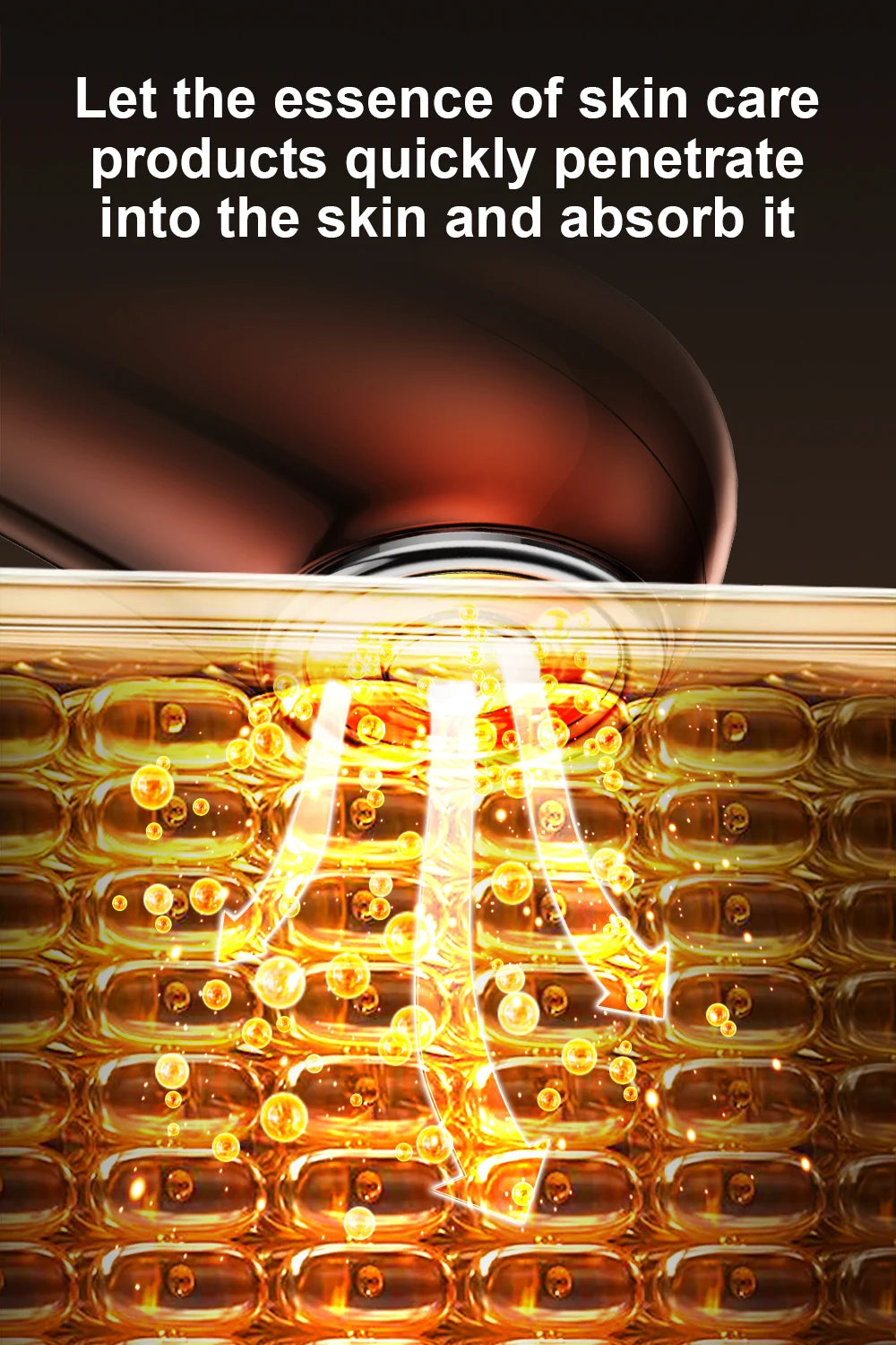 Women's Facial Contour Enhancing Beauty Tool with Colored Light Home Skin Care Device